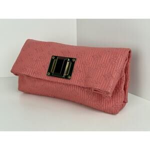 LOUIS VUITTON Pochette Altair Bag Monogram Motard Pink Leather Rare